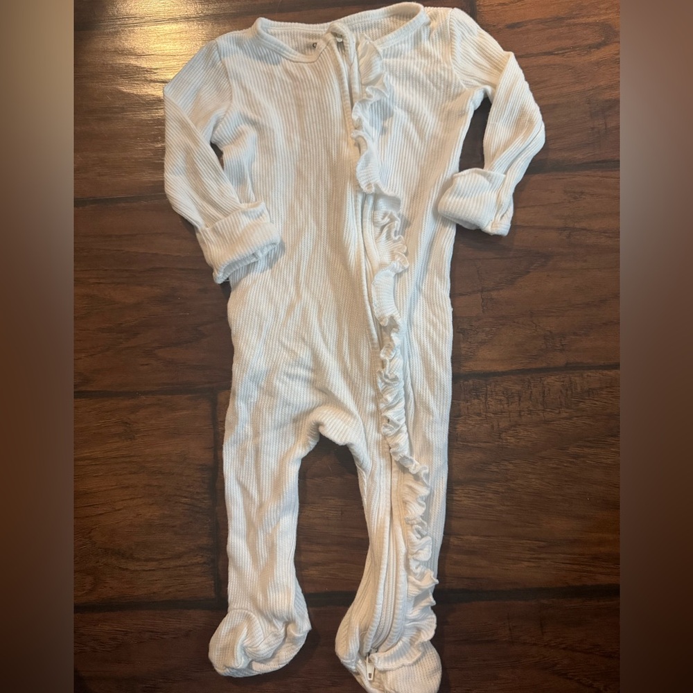 Caden Lane bamboo waffle footie